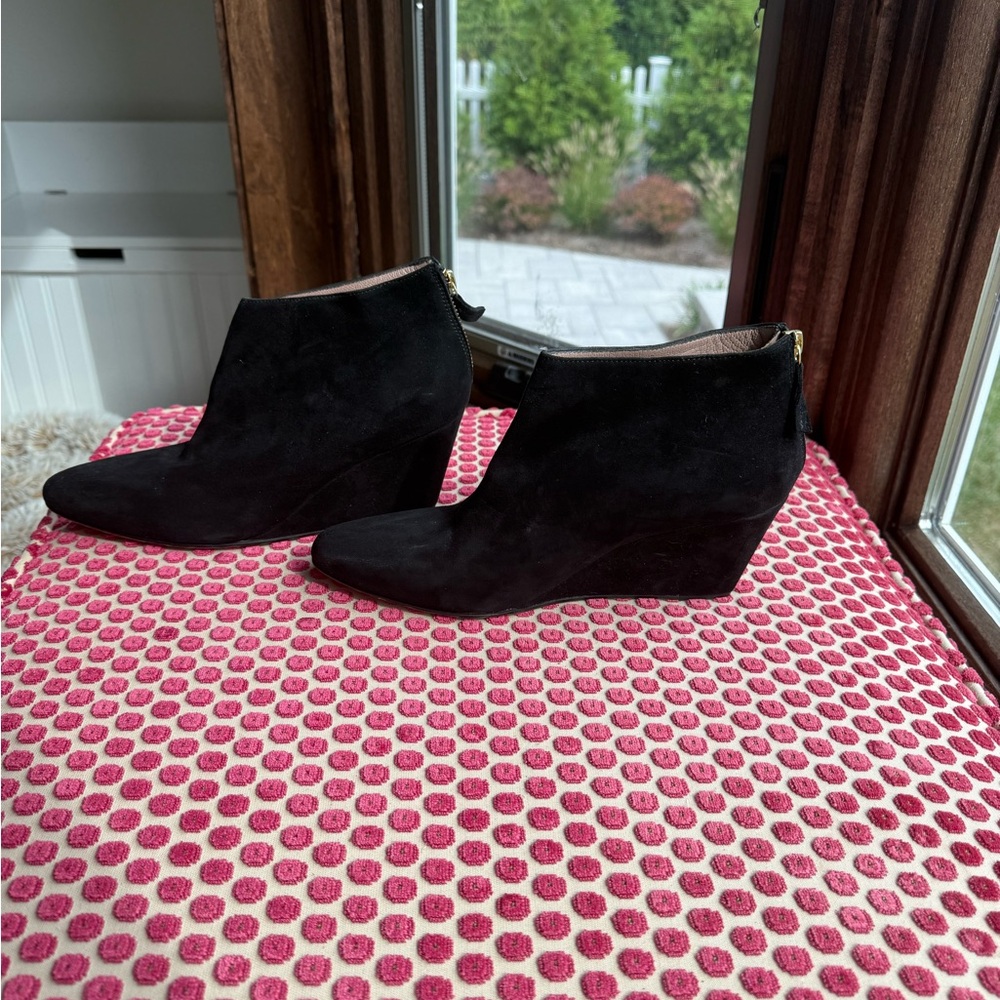 Black Suede Avril Gau Ankle Boots